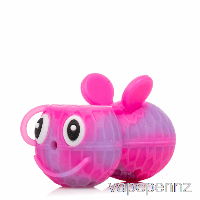 Stratus Bee Shaped Silicone Spoon Bubblegum (Magenta / Purple) VAPE NZ
